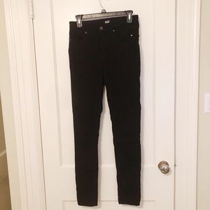 black PAIGE hoxton ultra skinny jeans